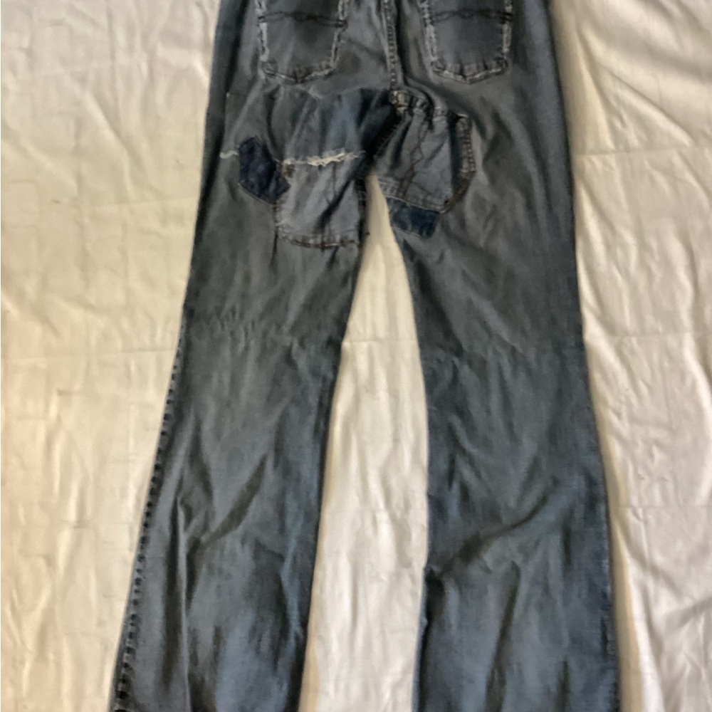 Customized Classic Vintage Flare Leg Distressed Jeans - Picture 3 of 7
